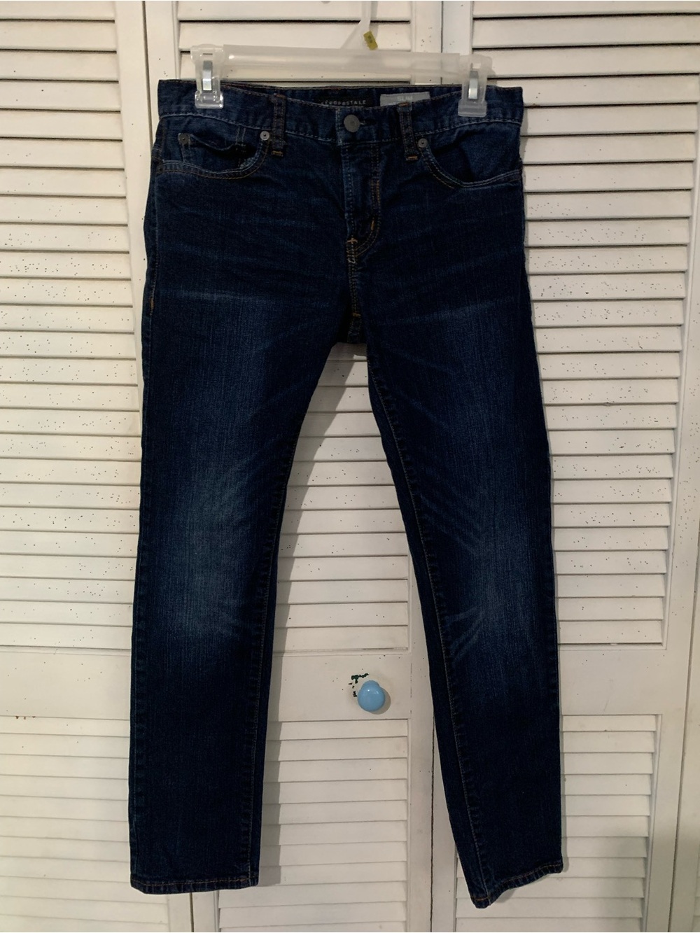 Aeropostale Slim Straight Dark Wash Denim Jeans